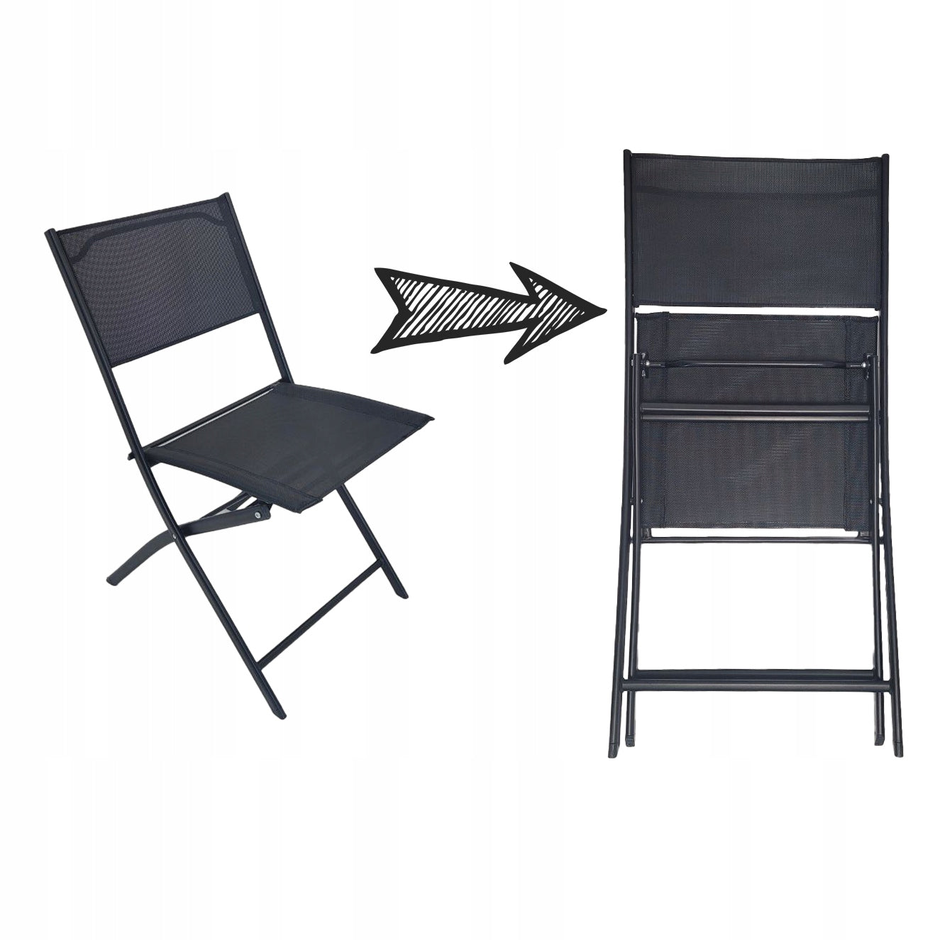 Domostreet™ Balkono Baldų Komplektas Stalas + 2 Kėdės
